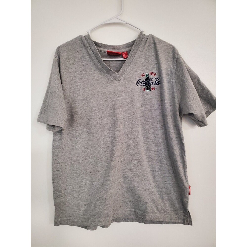 coco cola t shirt Gray ice cold 1886 size xl coca cola brand